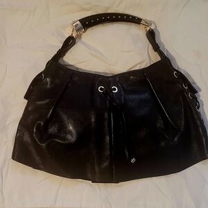 Tom Ford YSL Mombasa Black Leather Bag Bone Handle